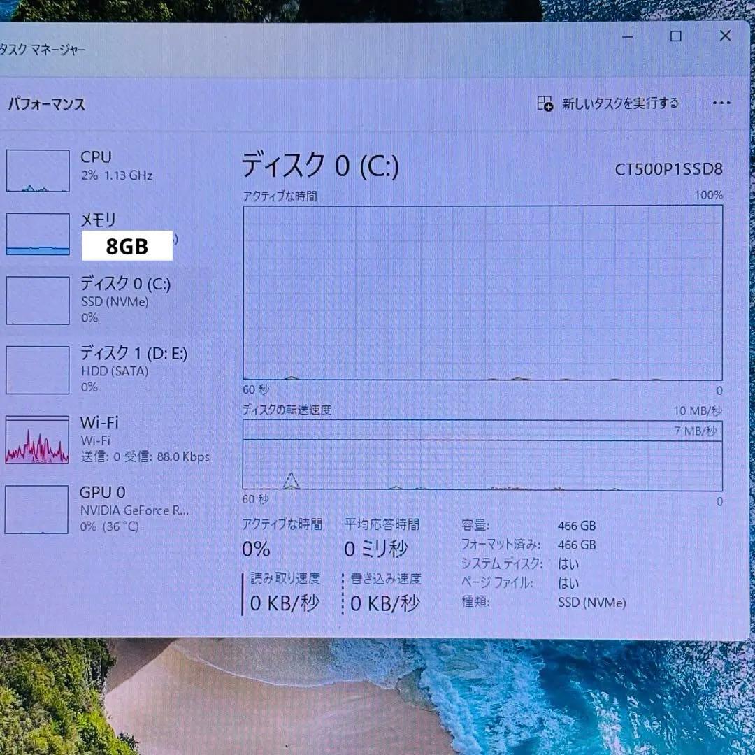 期間限定値下げ！RTX4060 i5 8G M.2 500GゲーミングPC