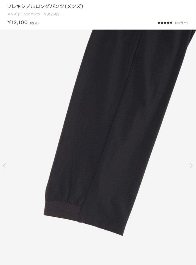 【試着品】THE NORTH FACE フレキシブルロングパンツ XL ネイビー