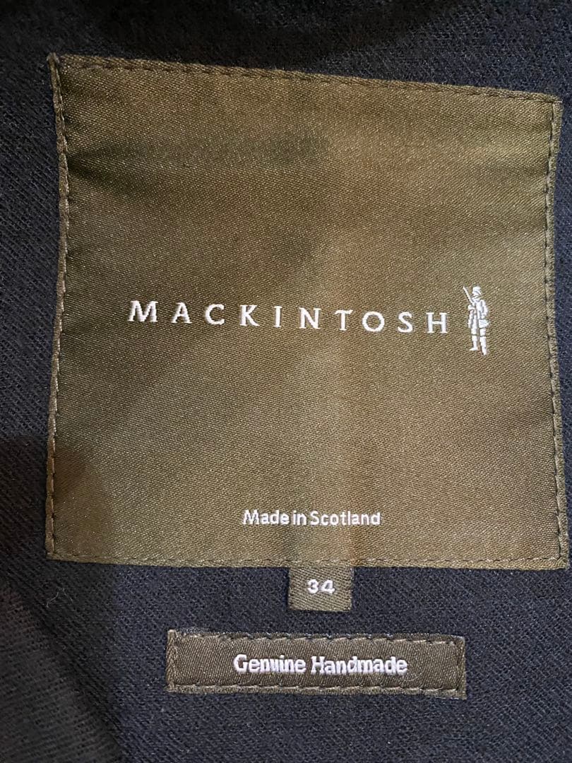sh2643 MACKINTOSH ネイビー ダブルブレストコート