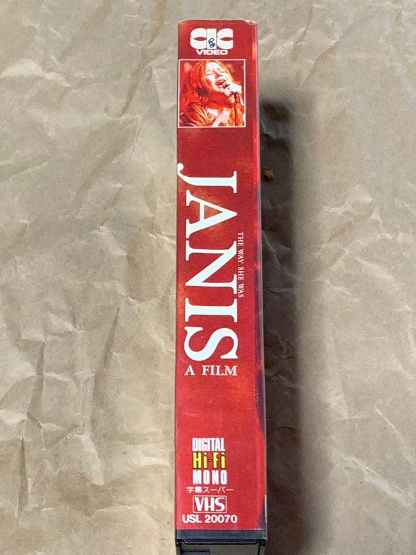 THE WAY SHE WAS JANIS A FILM 中古VHSビデオ