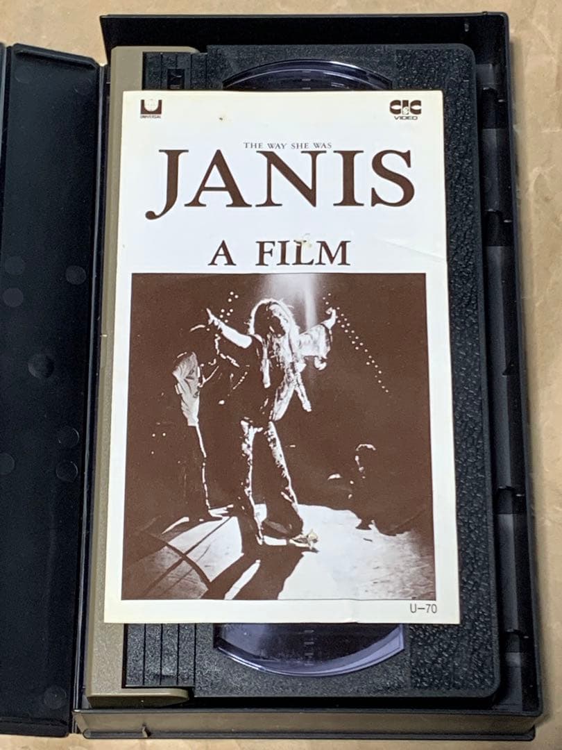 THE WAY SHE WAS JANIS A FILM 中古VHSビデオ