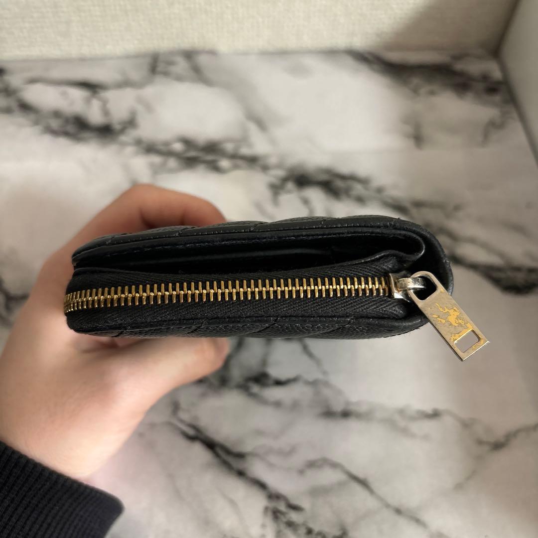 SAINT LAURENT ブラック 2つ折り財布