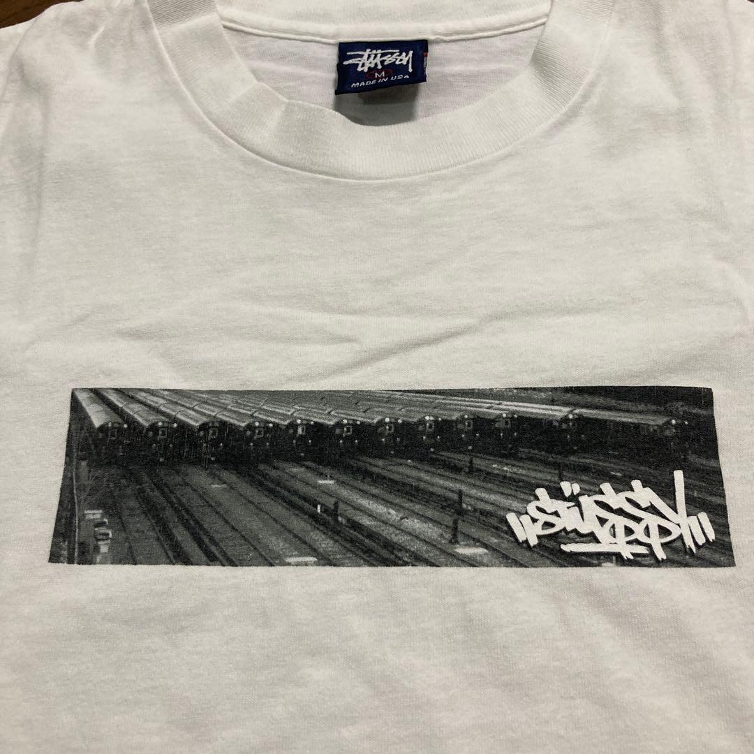 ヴィンテージ OLD STUSSY × ERIC HAZE Tシャツ USA製