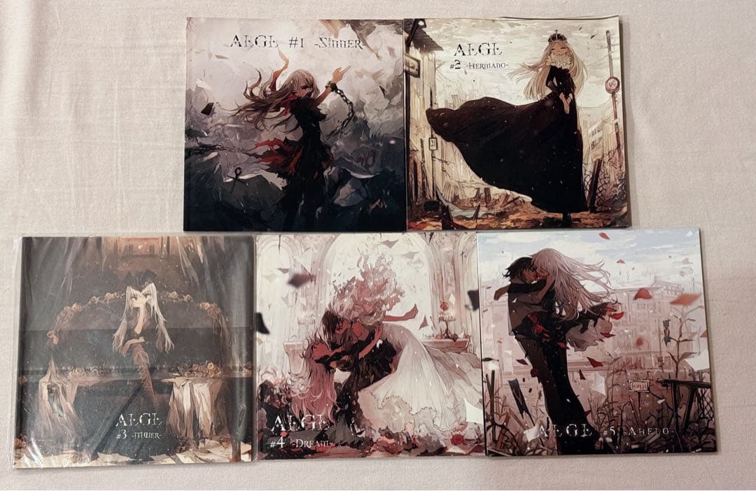 ALGL あさひろ　旧都なぎ　イラスト集　絵本　作品集　セット売り
