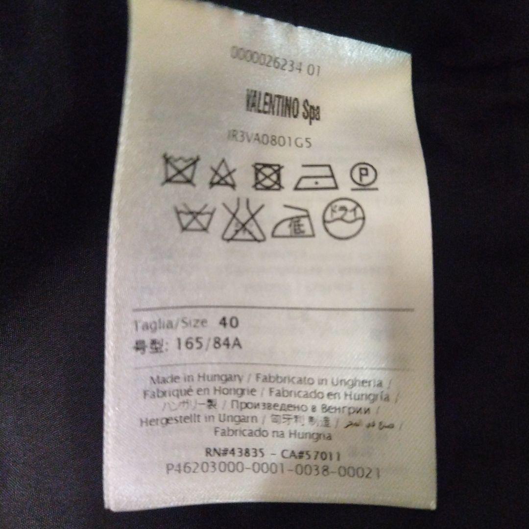 再値下げREDVALENTINO　黒とピンクの水玉ノースリーブワンピース