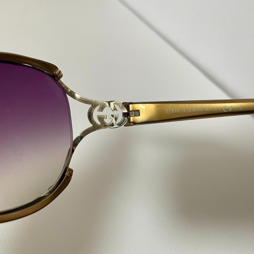 GUCCI グッチ サングラス GG2830/S サイドロゴ ゴールド