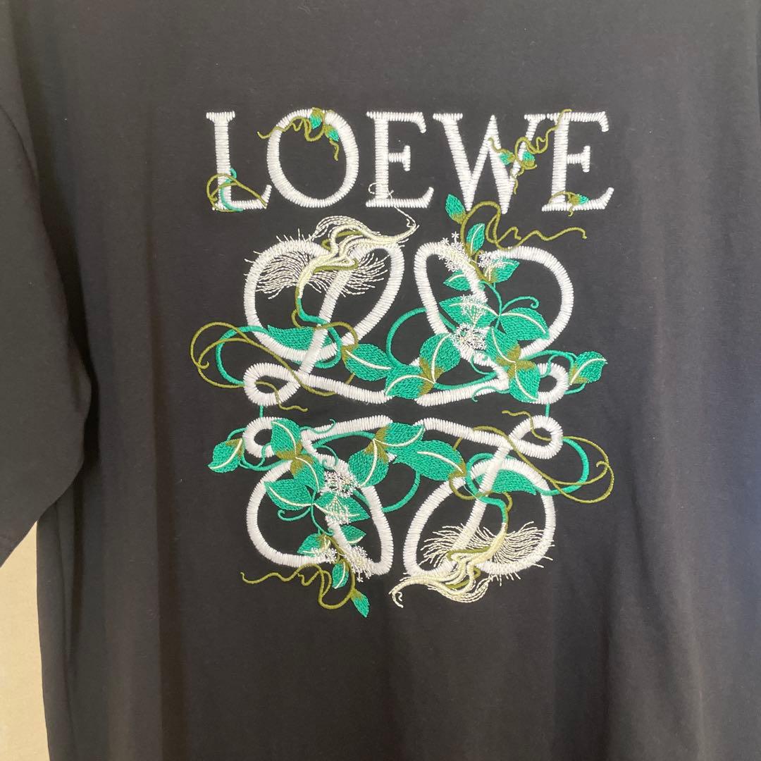 LOEWE ブラック Tシャツ グラフィックプリント