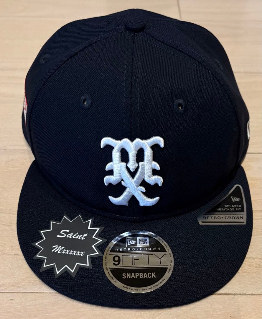 セントマイケル26SS新作NEWERA CAP/ CELEBRITY/NVY新品