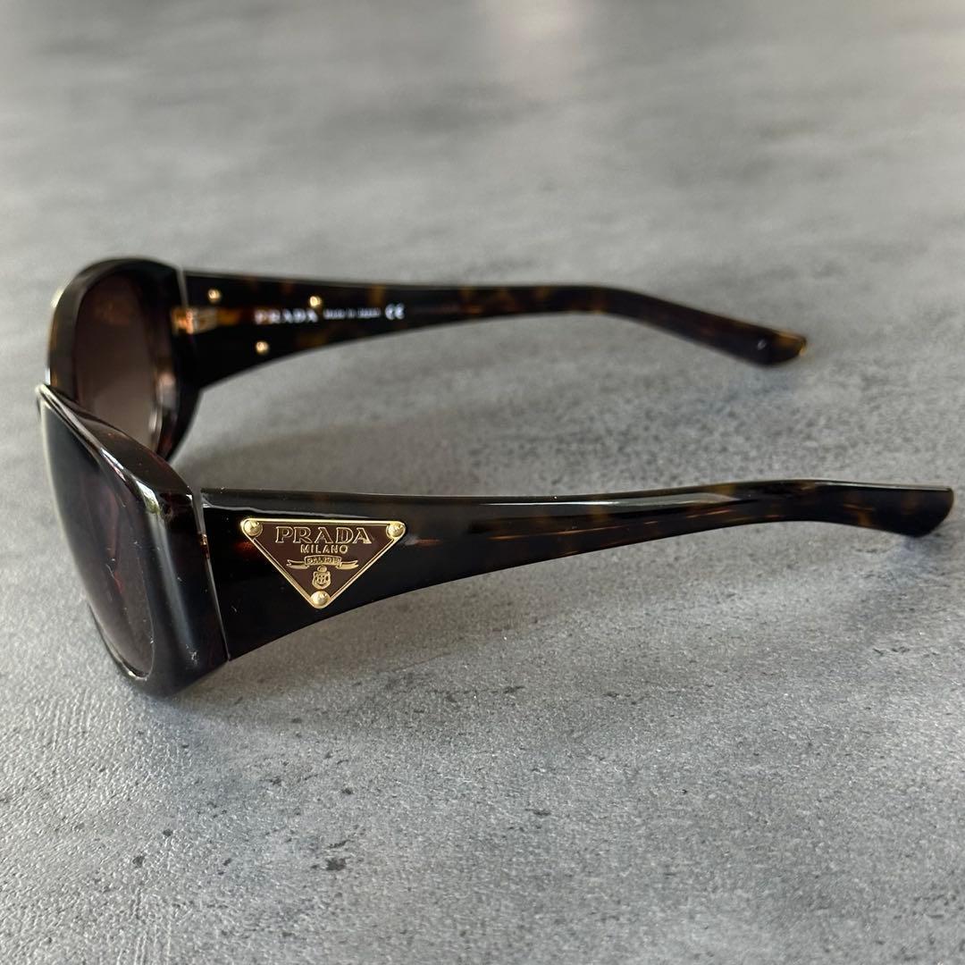 PRADA 三角ロゴ　鼈甲　サングラス トライアングルロゴ