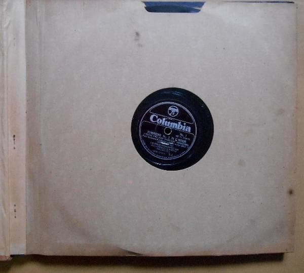 ドヴォルザーク Columbia SYMPHONY No,5 SPレコード6枚組