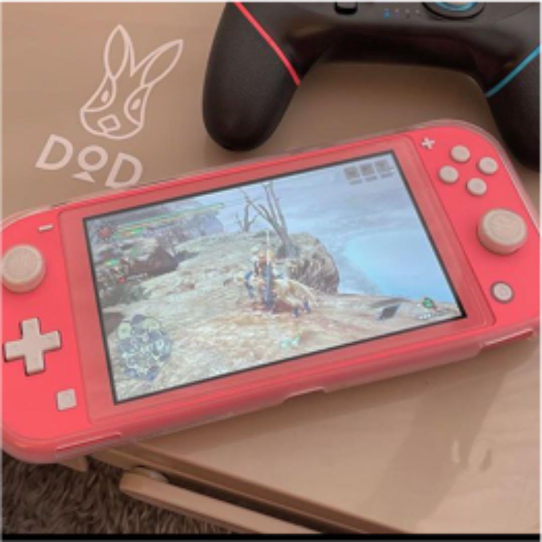 【美品】任天堂Switchライト本体&モンスターハンターライズ