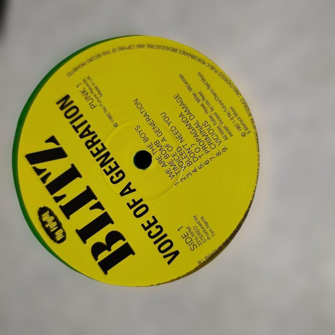 Sham69 シャム69　BLITZ　レコード