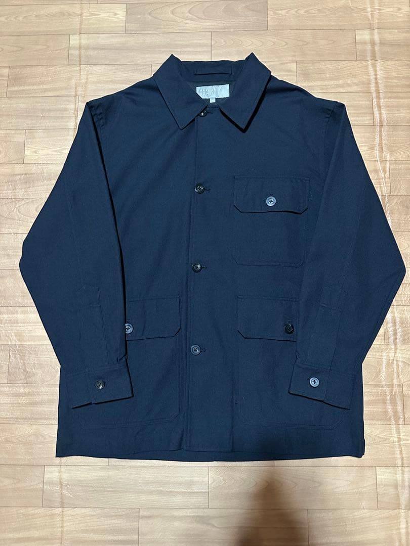 マーガレットハウエル　22ss ブルゾン　ジャケット　コート　ネイビー　M