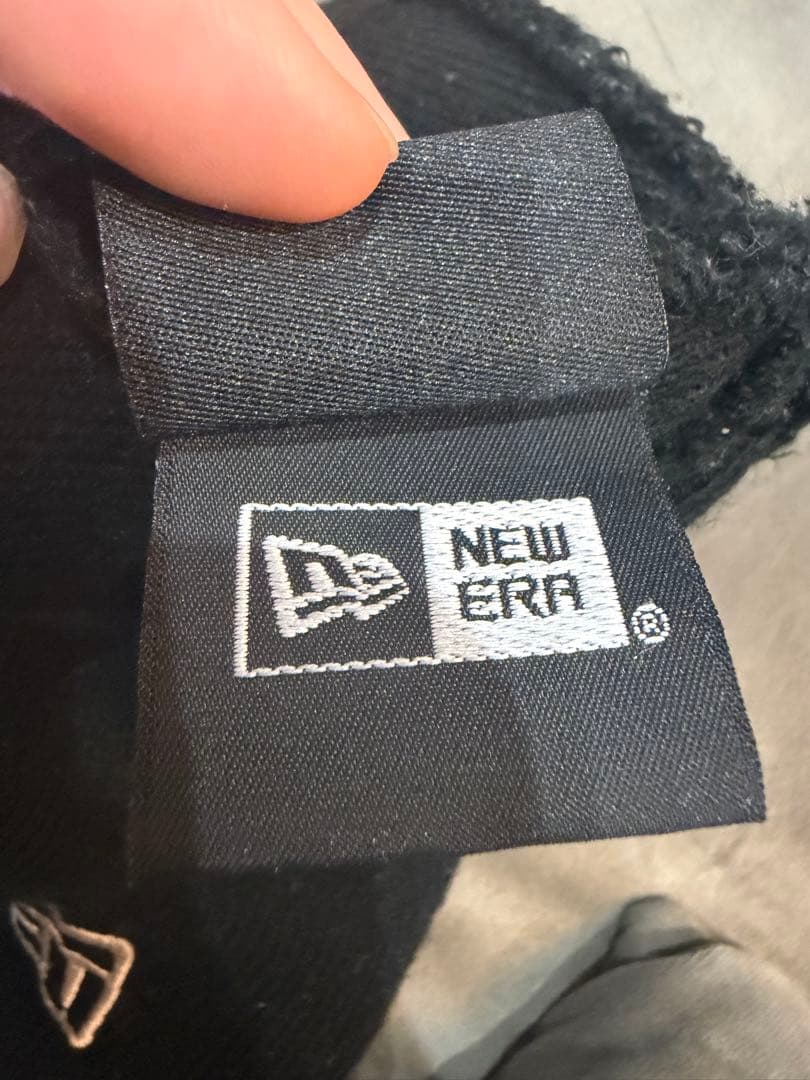 帽子 supreme new era box logo beanie black