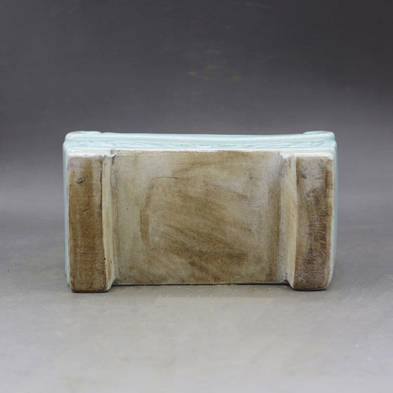 宋汝窯青釉白玉彫刻香炉 景徳鎮 陶磁器 装飾品 現代工芸品 美術品 置物