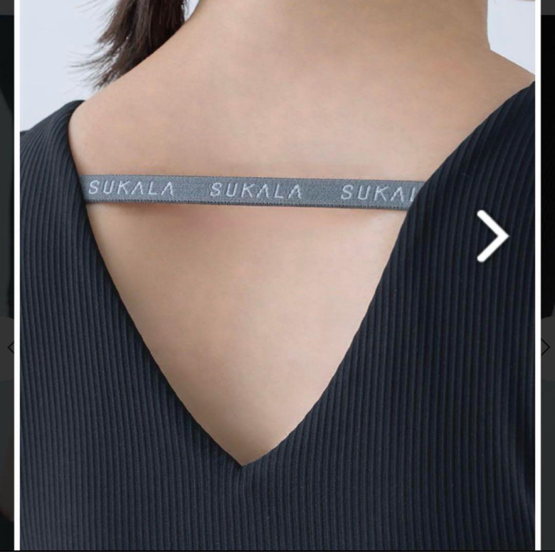 新品【SUKALA】　アメリカンスリーブリブショートタンクトップ/M