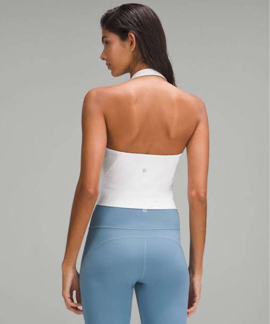 新品タグ付 lululemon Alein スクエアネックホルタータンクトップ８