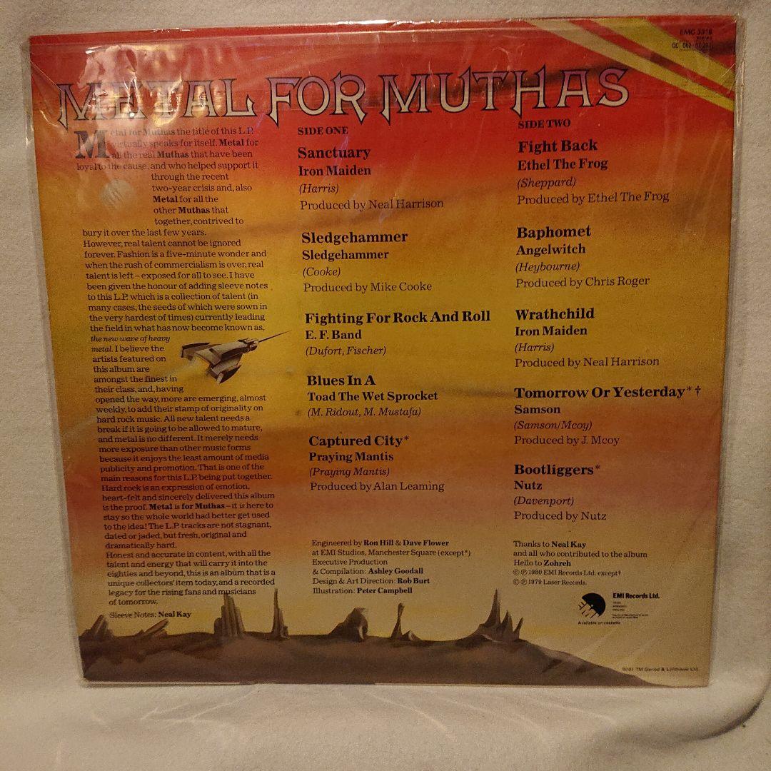 洋楽 l for muthas LP iron maiden etc