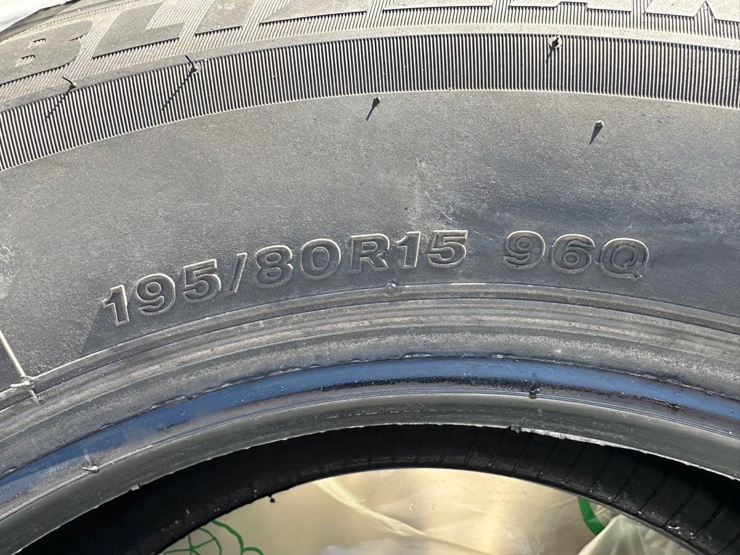 ブリヂストン BLIZZAK WZ-1 195/80R15 96Q スタッドレス