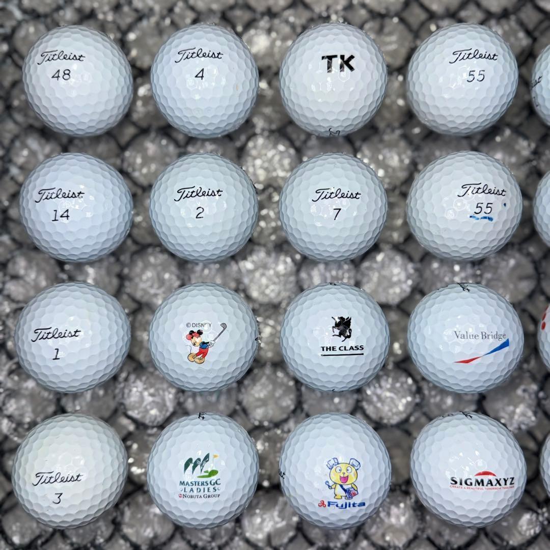 ロストボール タイトリスト PRO V1 20球 Sランク 50 おまけtee付