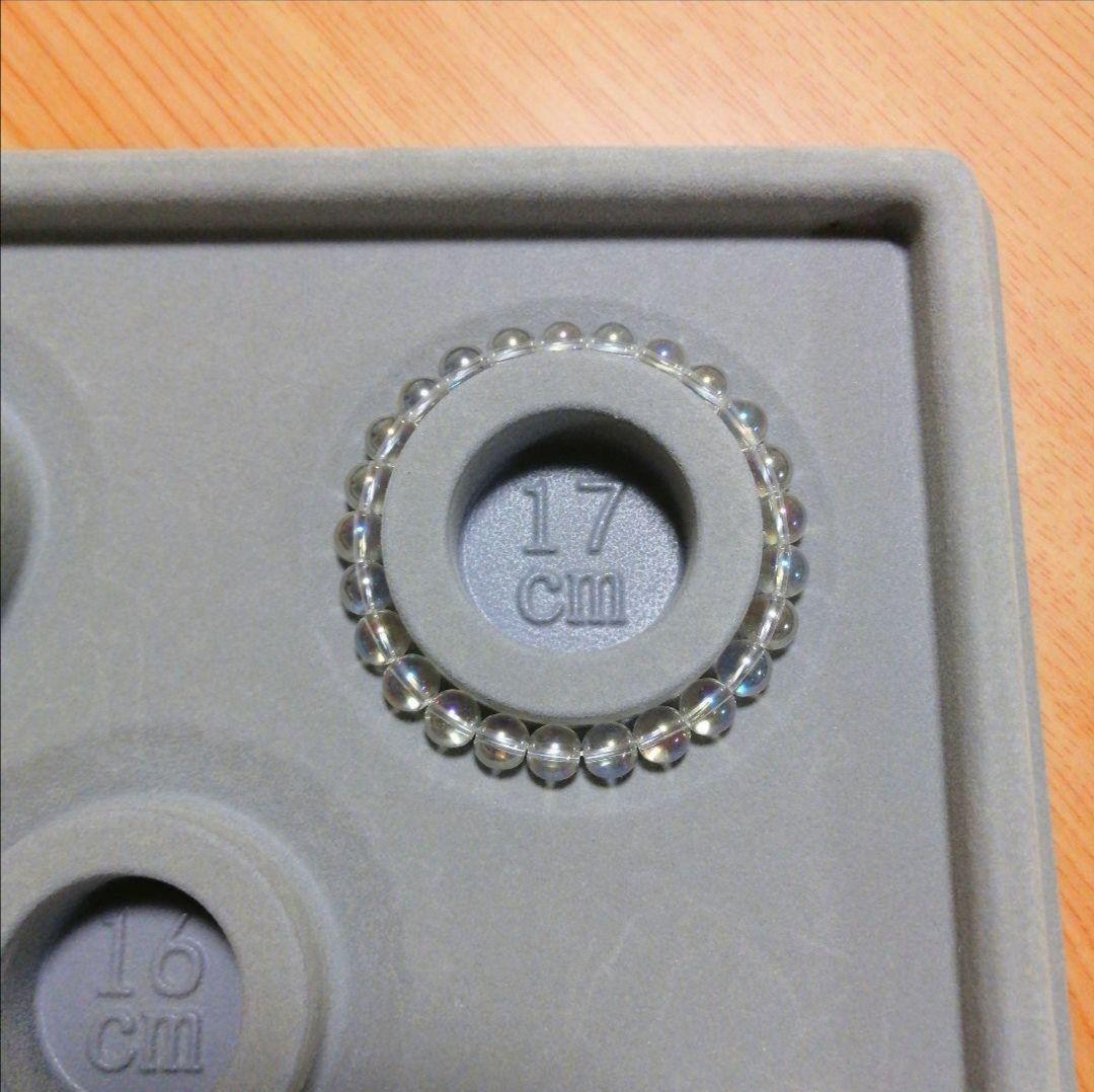 天然石✨【オーロラ水晶】ブレスレット　ハンドメイド⑤