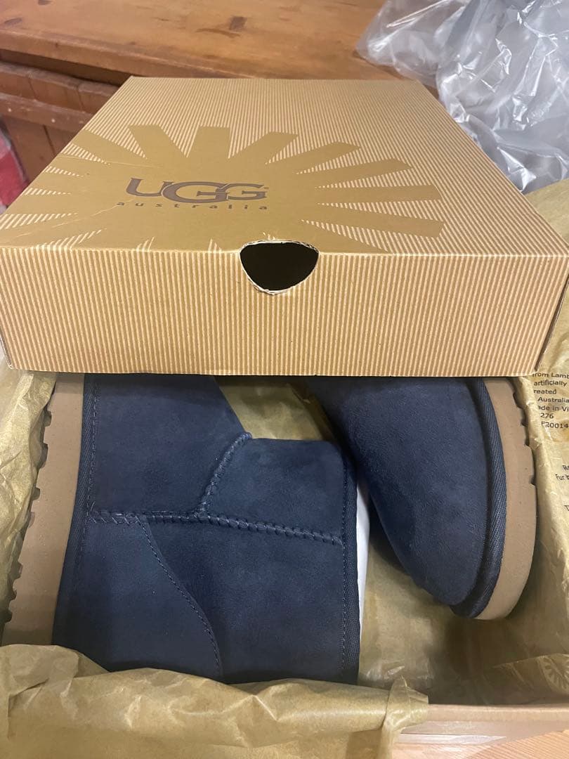 UGG W CLASSIC AC ネイビー 8⭐️25センチ