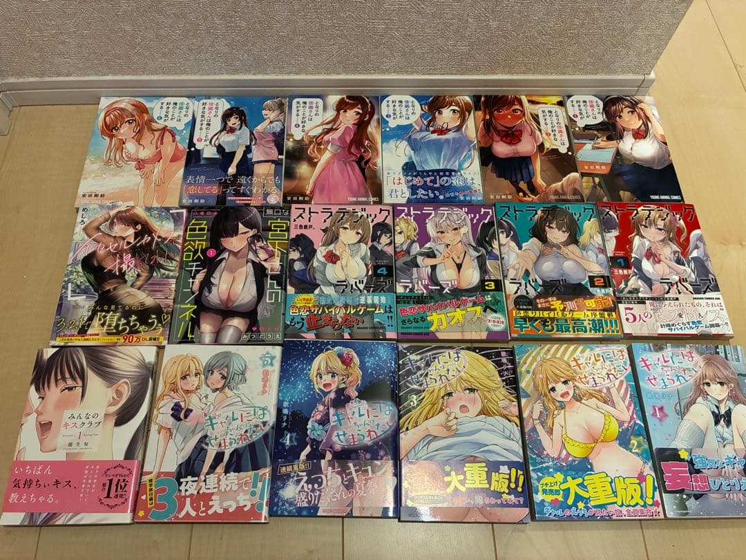 漫画　104冊セット　バラ不可　ハーレムきゃんぷ　徒花　みんなのキスクラブなど