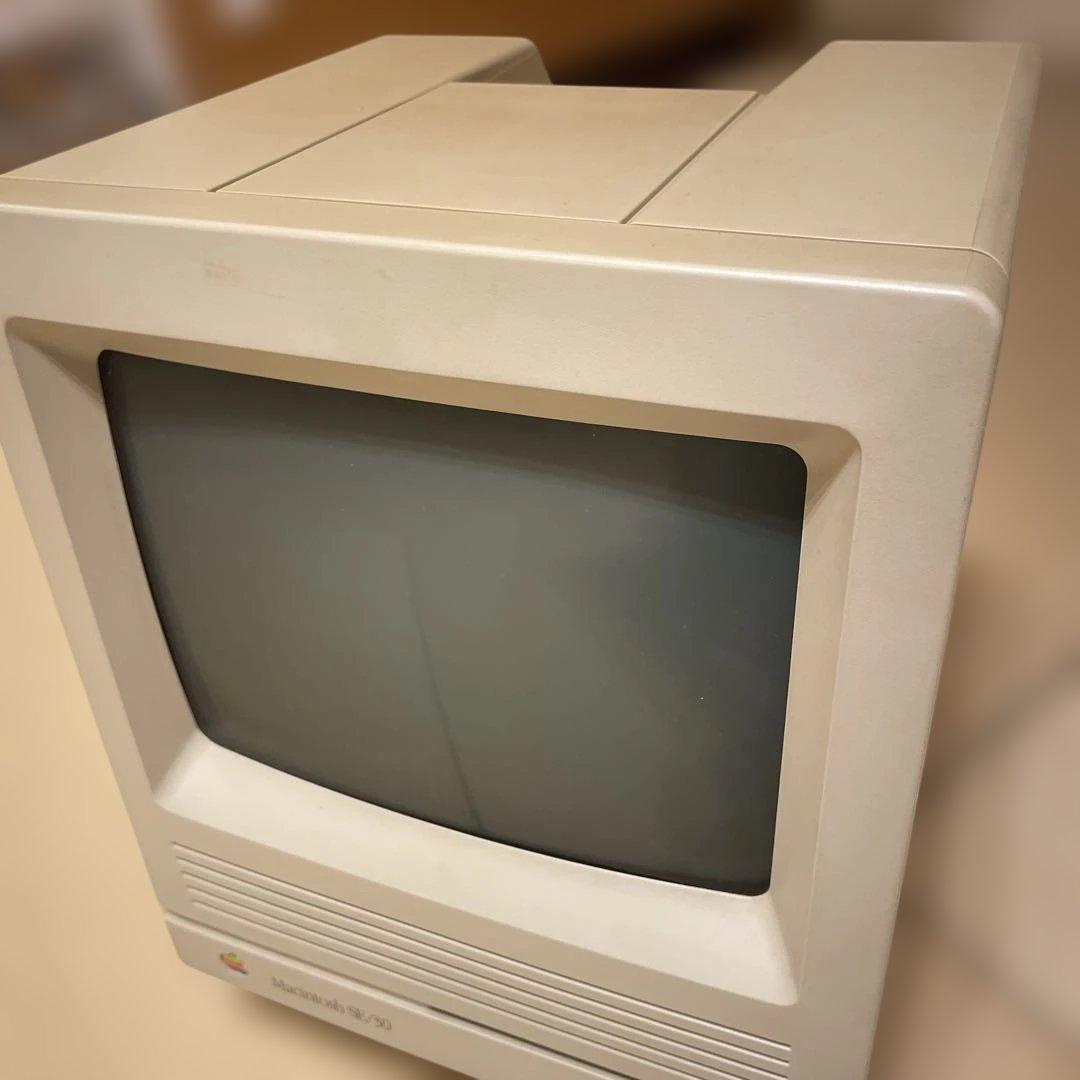Macintosh SE/30 本体 美品 HDD付 部品取り