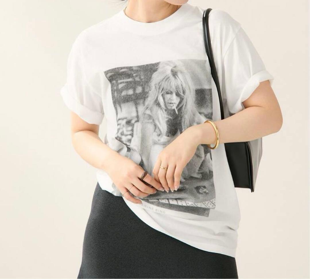 ANINE BING LILI TEE BRIGITTE BARDO Tシャツ