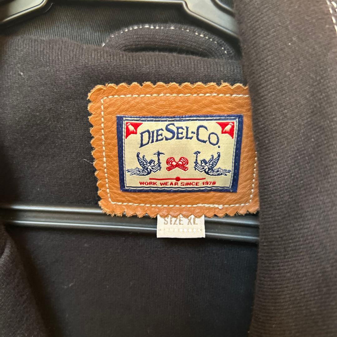 の*ぶ様 DIESEL CO. ブラック テーラードジャケット L