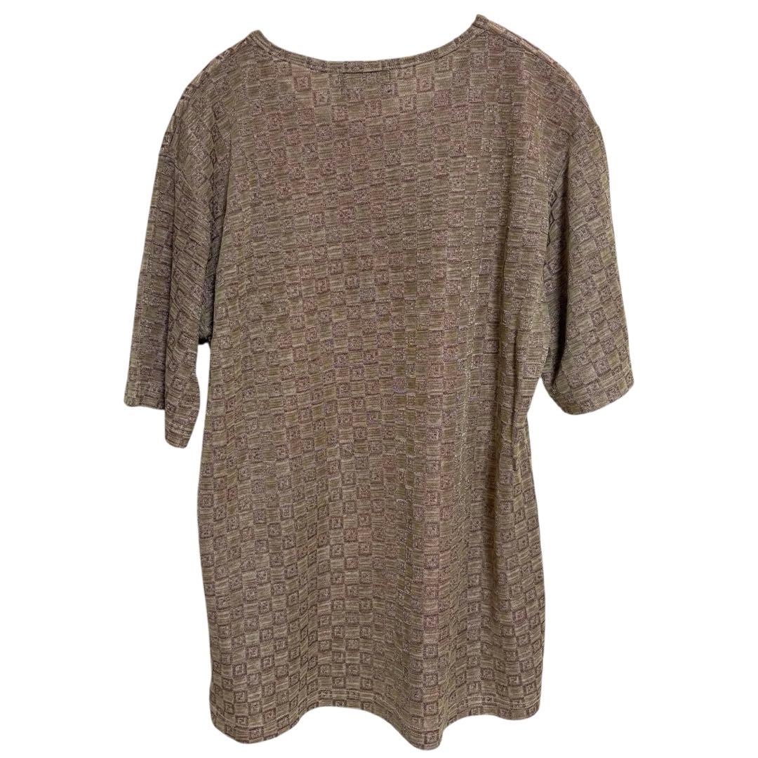 FENDI フェンディ　FFロゴ　総柄　Tシャツ　半袖　レディース