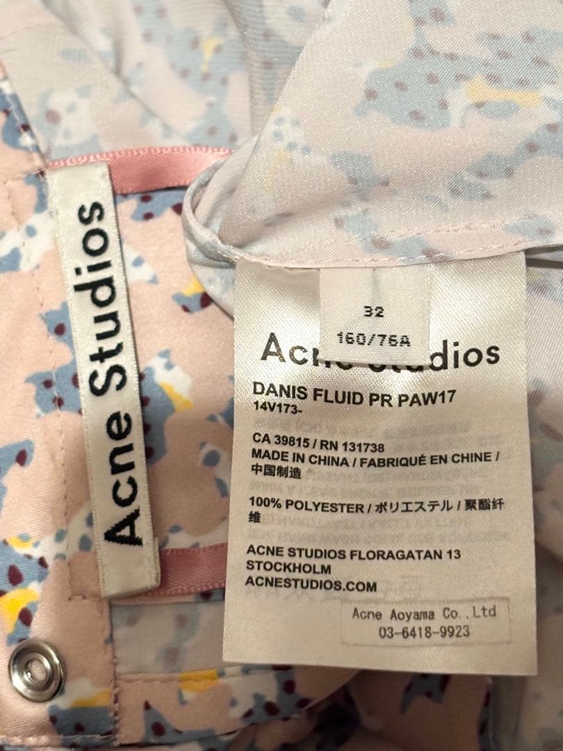 acne studios アクネ ストゥディオズ　ワンピース