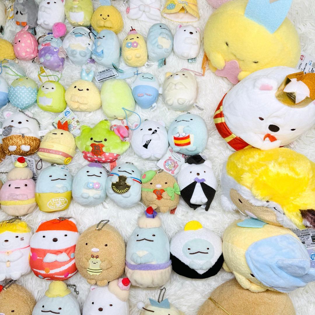 すみっこぐらし てのり ぬいぐるみ 希少 美品 複数タグ有 大量