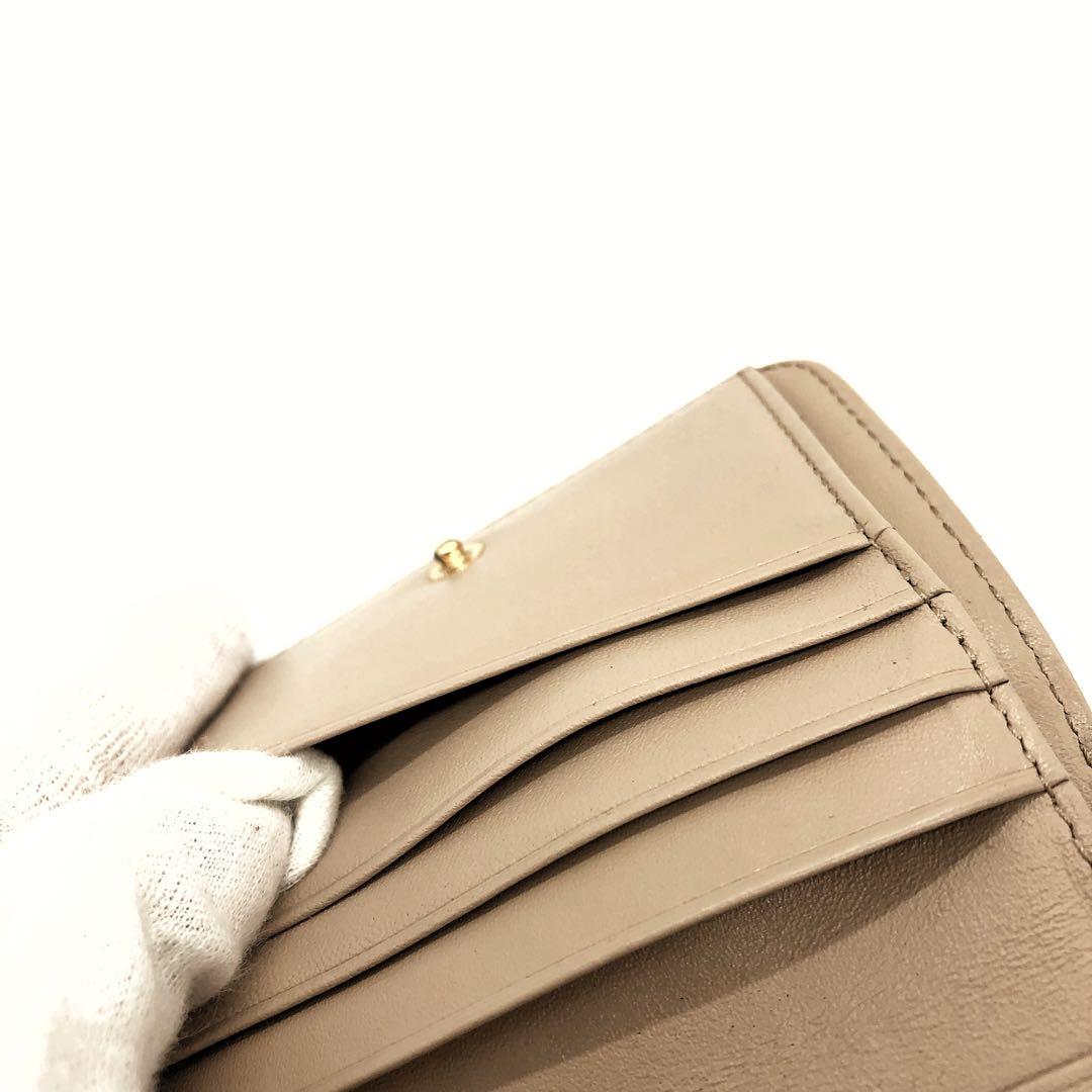 未使用級✨MCM エムシーエム レザー　2つ折り財布