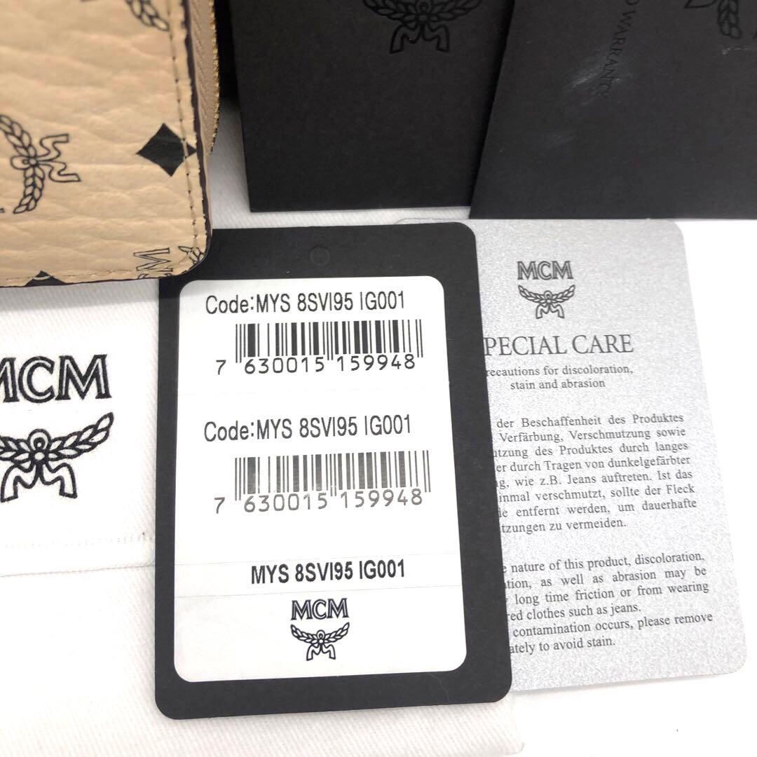 未使用級✨MCM エムシーエム レザー　2つ折り財布
