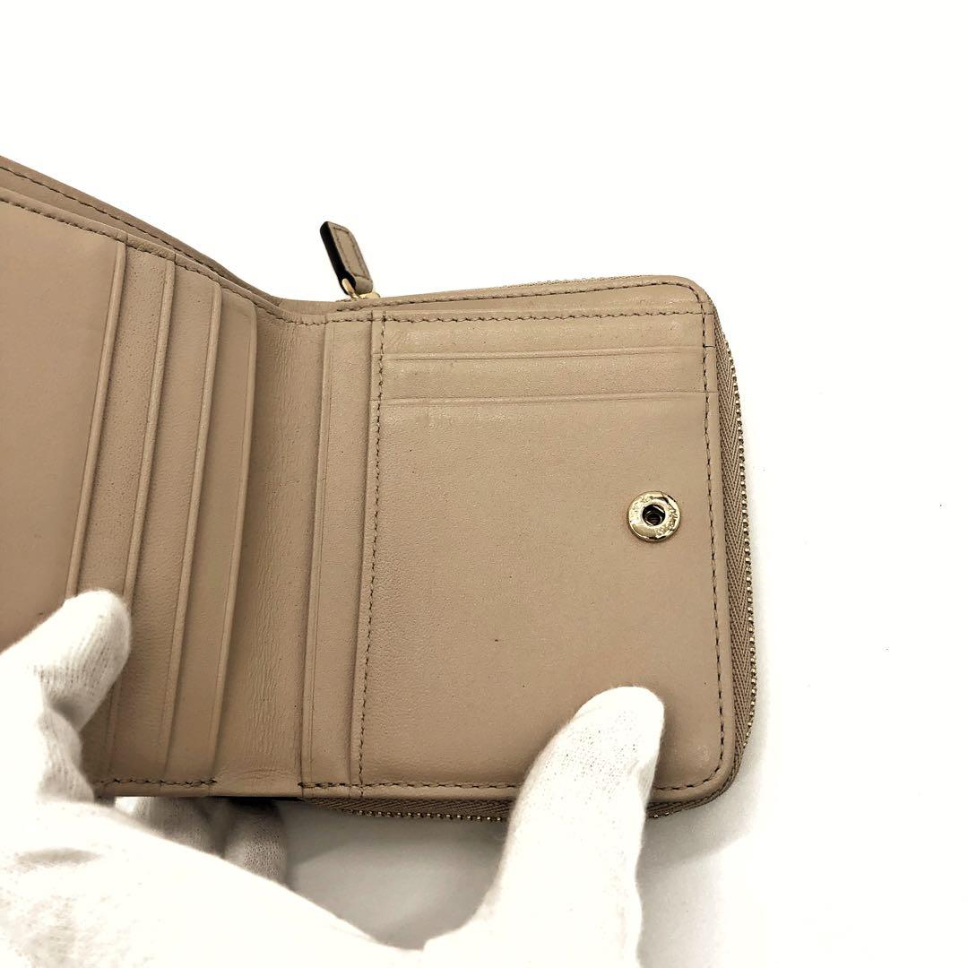 未使用級✨MCM エムシーエム レザー　2つ折り財布
