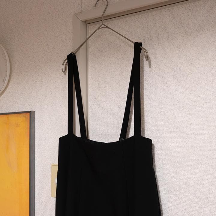 【CLANE／やや美品】SUSPENDER HIGH WAIST SKIRT／M