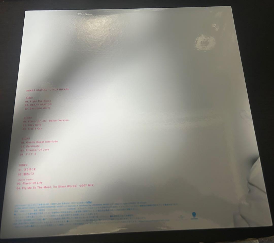 宇多田ヒカル HEART STATION レコード（生産限定特典メガジャケ付き）