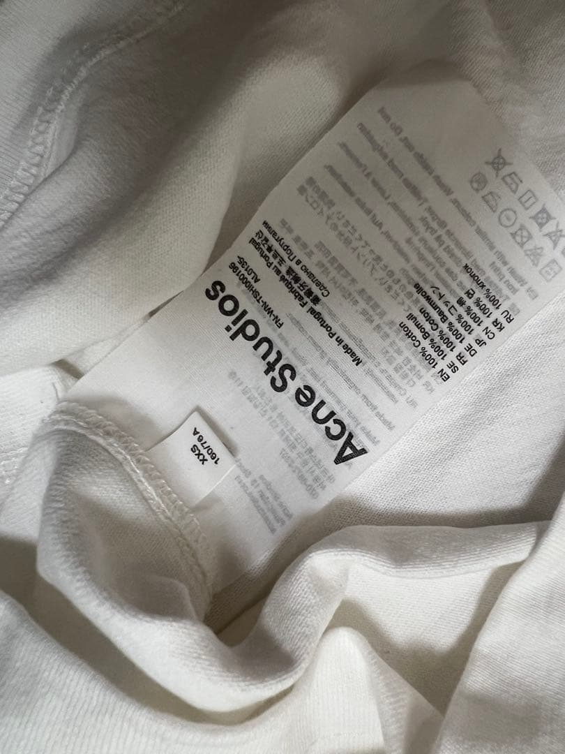 Acne Studios ロゴTシャツ ホワイト