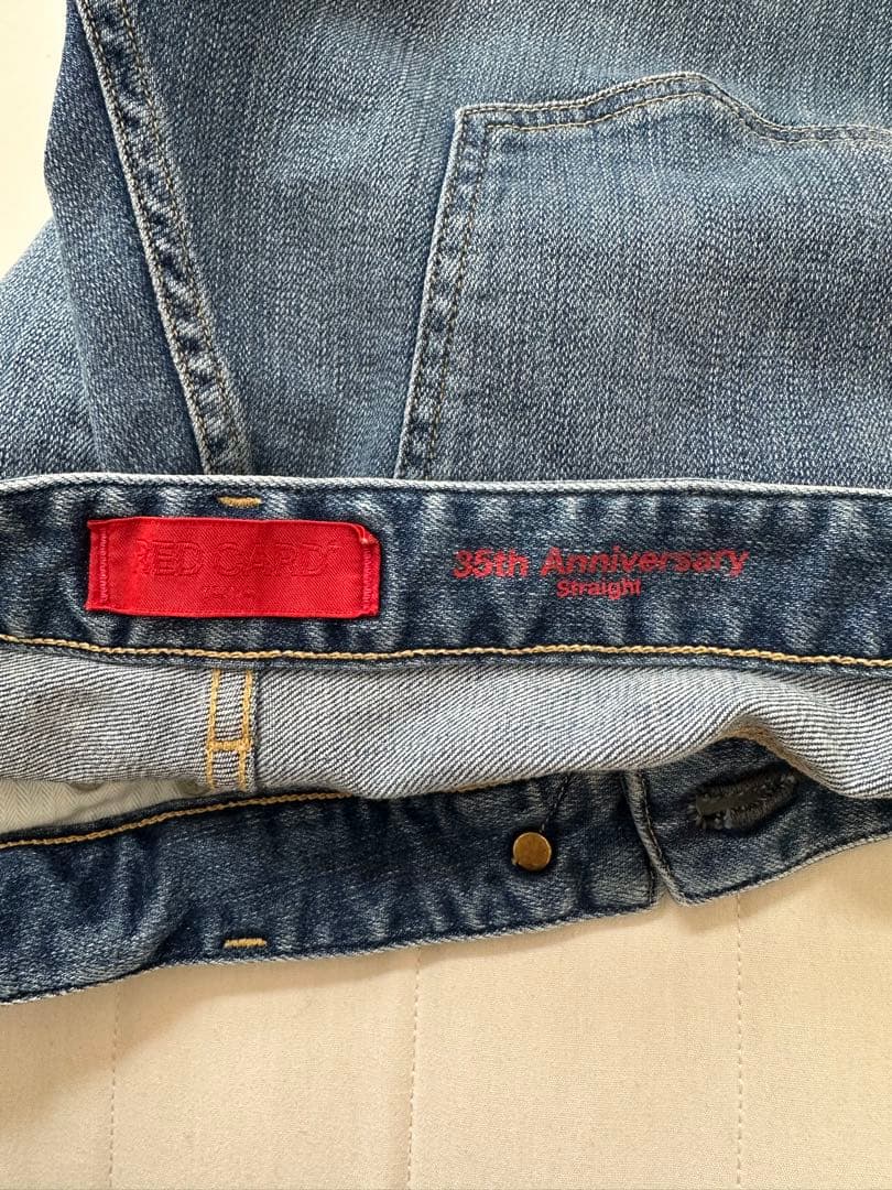 RED CARD 35th Anniversary ストレートデニム 24
