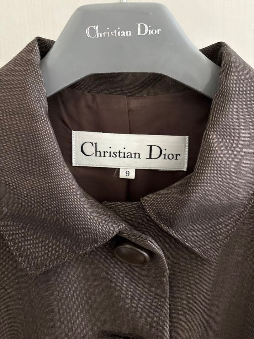 希少ヴィンテージ Christian Dior バージャケット 9号 ブラウン