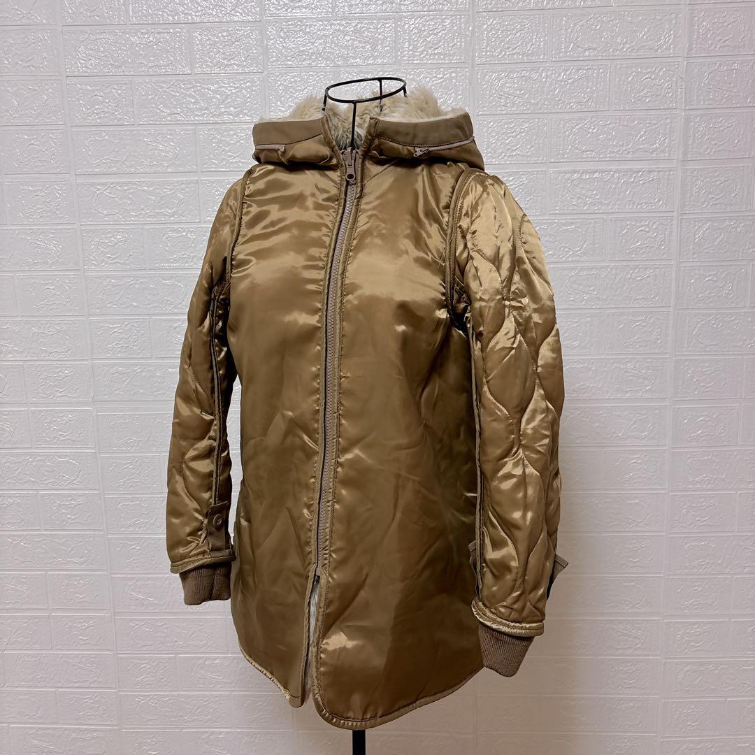 極美品 AMERICAN RAG CIE モッズコート カーキ ライナー付き S