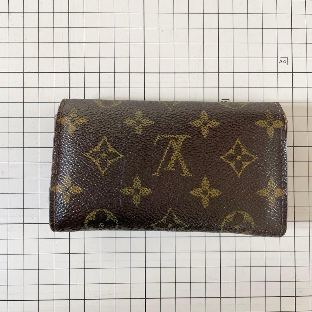 ルイ・ヴィトン　モノグラム　ポルトモネ・ジップ　二つ折財布