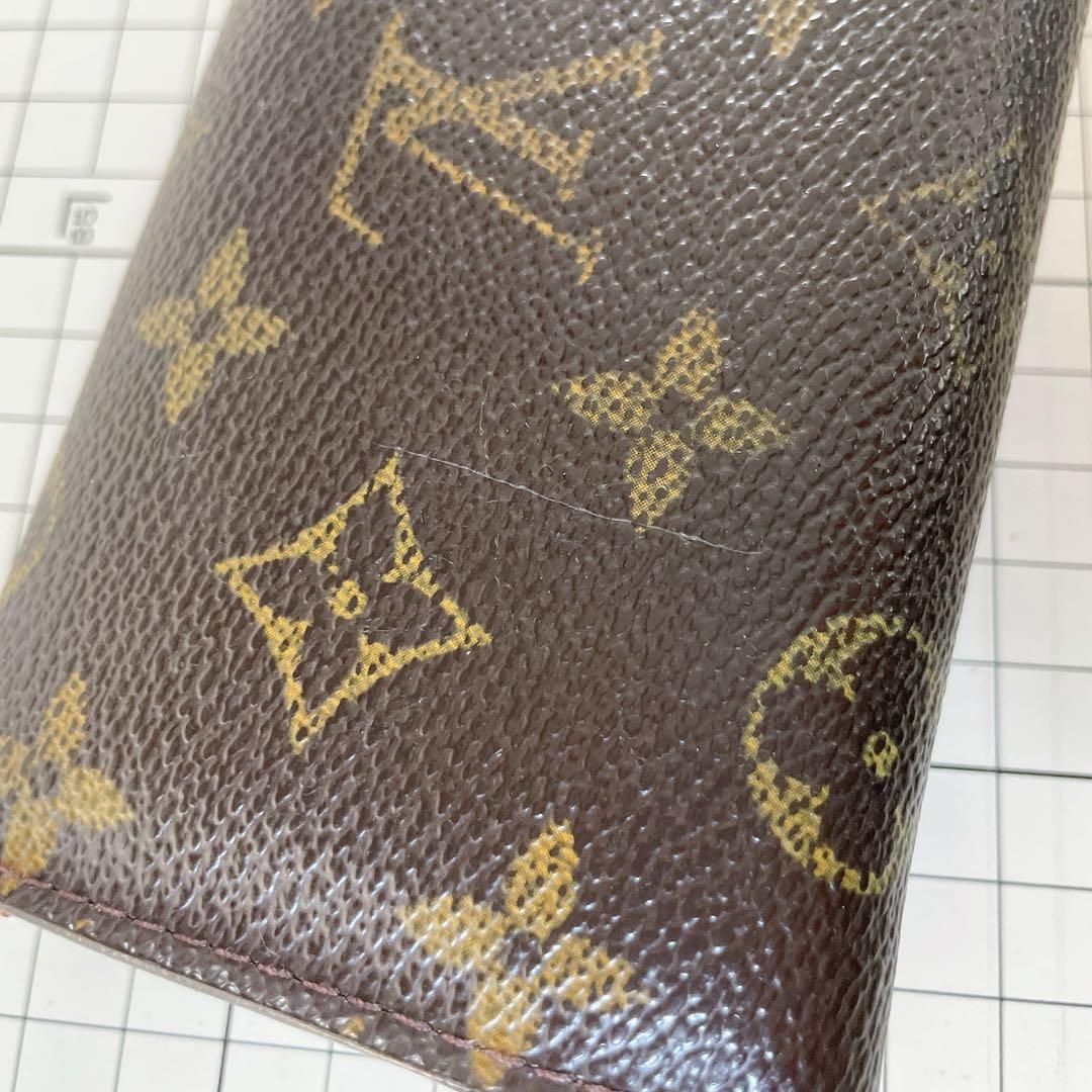 ルイ・ヴィトン　モノグラム　ポルトモネ・ジップ　二つ折財布