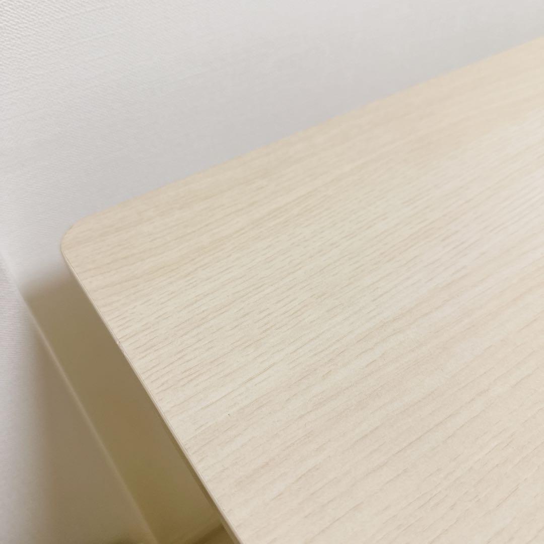 【送料無料】昇降式デスク ロータイプ　幅120cm パソコンデスク　収納フック付