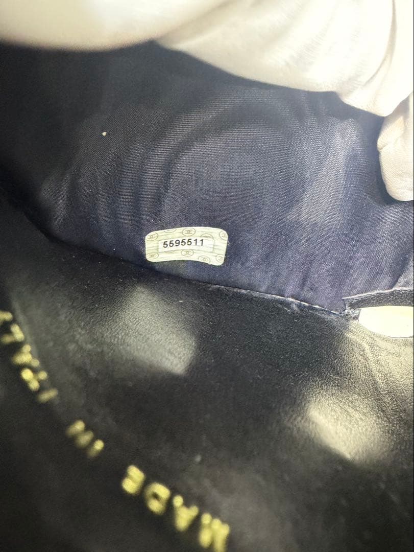 CHANEL シャネル ココマーク トリフォールド キャビアスキン 二つ折り財布