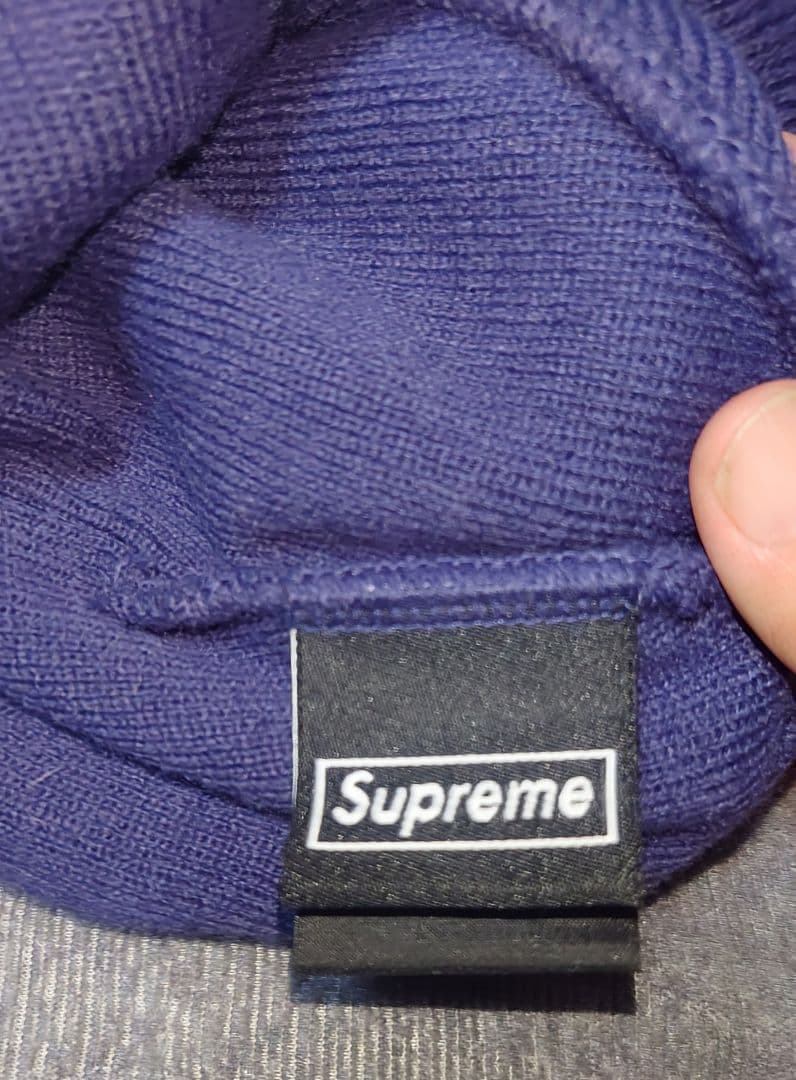 帽子 Supreme New Era S Logo Beanie Navy
