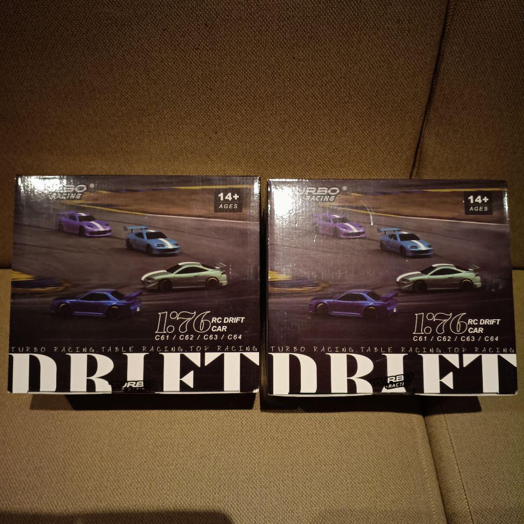 新品 HITEC ハイテック ラジコン 1/76 C63 C64 ドリフトカー