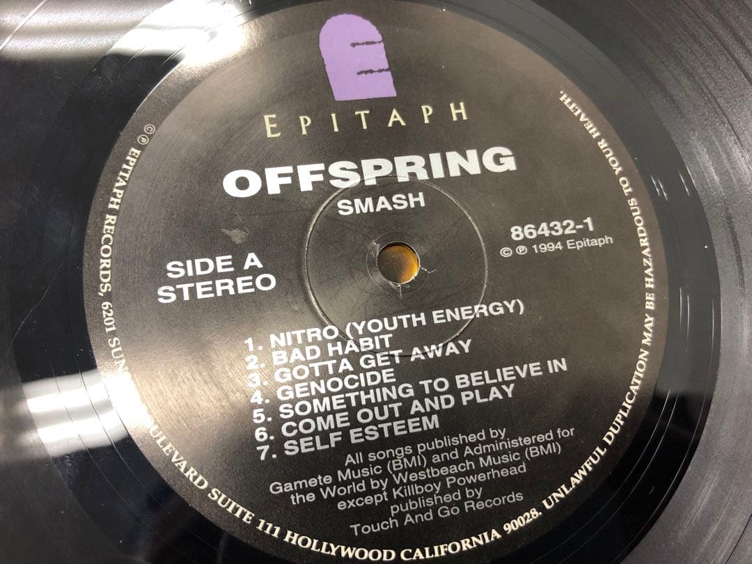洋楽 THE OFFSPRING - Smash LP 86432-1 Epitaph