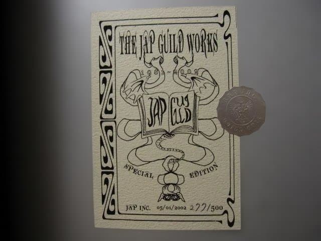 THE JAP GUILD WORKS 1981-2002　限定500部　サイン